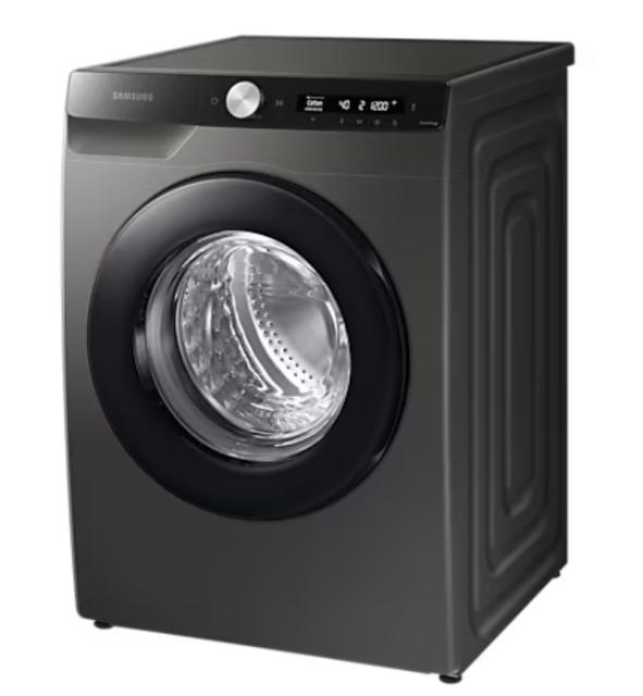 Пералня Samsung WW90T504DAX/S7, Washing Machine,  9 kg, 1400 rpm,  Energy Efficiency A, Eco Bubble, AI Control, Hygiene Steam, Spin Efficiency B,  Inox