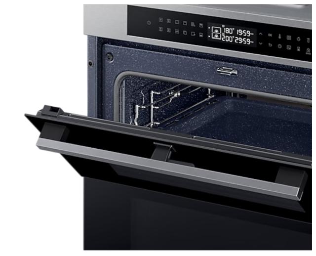 Фурна Samsung NV7B4345VAS/U2, Electric oven with Dual Cook, Dual Cook Flex, Natural Steam, Air Sous Vide, 76 L, Display LED+ Full Touch, Catalytic cleaning,  auto cook 40, wi fi, 1level half telescopic, Stainless steel