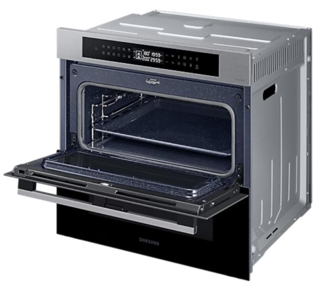 Фурна Samsung NV7B4345VAS/U2, Electric oven with Dual Cook, Dual Cook Flex, Natural Steam, Air Sous Vide, 76 L, Display LED+ Full Touch, Catalytic cleaning,  auto cook 40, wi fi, 1level half telescopic, Stainless steel