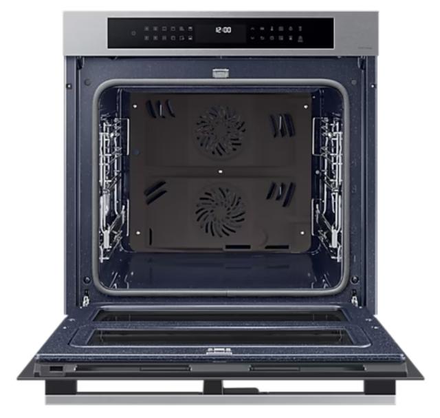 Фурна Samsung NV7B4345VAS/U2, Electric oven with Dual Cook, Dual Cook Flex, Natural Steam, Air Sous Vide, 76 L, Display LED+ Full Touch, Catalytic cleaning,  auto cook 40, wi fi, 1level half telescopic, Stainless steel