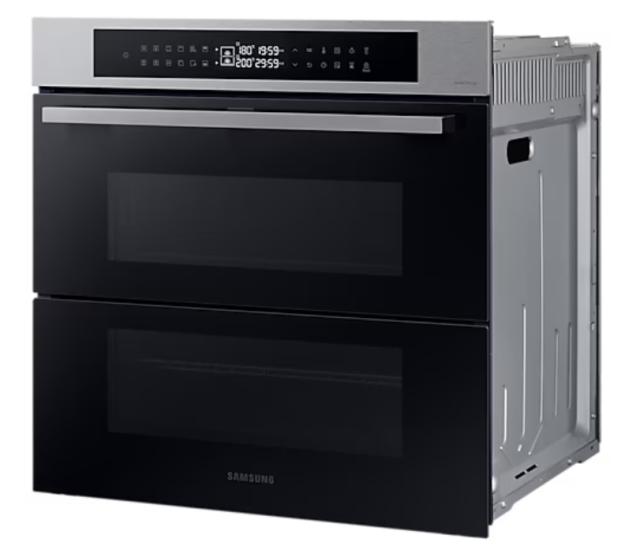 Фурна Samsung NV7B4345VAS/U2, Electric oven with Dual Cook, Dual Cook Flex, Natural Steam, Air Sous Vide, 76 L, Display LED+ Full Touch, Catalytic cleaning,  auto cook 40, wi fi, 1level half telescopic, Stainless steel