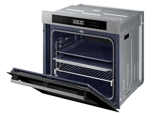 Фурна Samsung NV7B4345VAS/U2, Electric oven with Dual Cook, Dual Cook Flex, Natural Steam, Air Sous Vide, 76 L, Display LED+ Full Touch, Catalytic cleaning,  auto cook 40, wi fi, 1level half telescopic, Stainless steel
