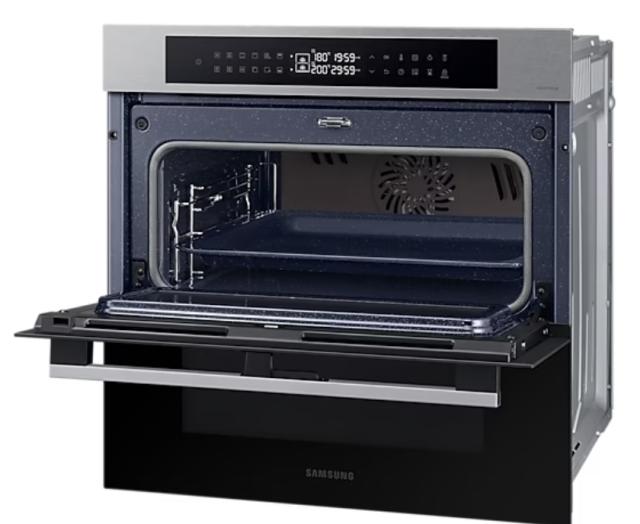 Фурна Samsung NV7B4345VAS/U2, Electric oven with Dual Cook, Dual Cook Flex, Natural Steam, Air Sous Vide, 76 L, Display LED+ Full Touch, Catalytic cleaning,  auto cook 40, wi fi, 1level half telescopic, Stainless steel