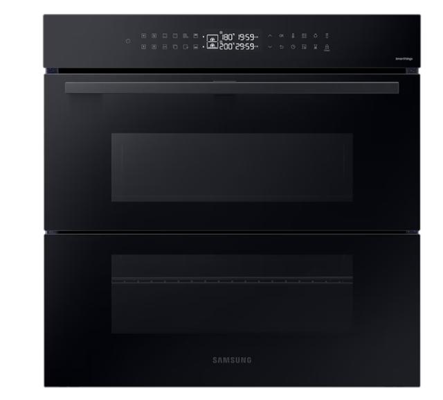 Фурна Samsung NV7B4345VAK/U2, Electric oven with Dual Cook, Dual Cook Flex, Natural Steam, Air Sous Vide, 76 L, Display LED+ Full Touch, Catalytic cleaning,  auto cook 40, wi fi, 1level half telescopic, Black Glass