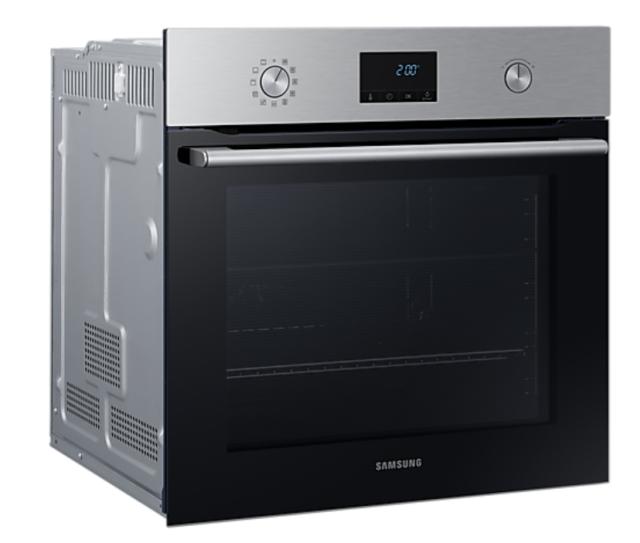 Фурна Samsung NV68A1170BS/OL, Single Fan Electric Oven, 68 L, Pyrolytic Clening, A energy class, Led/ Ice blue display, Pop-up Dial, Auto prgrams 20, Stainless steel