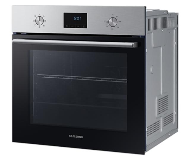 Фурна Samsung NV68A1140BS/OL, Single Fan Electric Oven, 68 L, Catalytic Clening, A energy class, Led/ Ice blue display, Pop-up Dial, Auto prgrams 20, Stainless steel