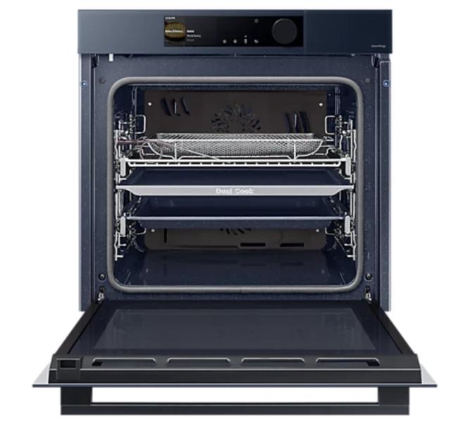 Фурна Samsung NV7B6685AAN/U2, Electric Oven with Dual Cook and Dual Cook Steam, Bespoke Design, Air Sous Vide Function, 76 L, Display 4.3'' TFT-LCD Dial & Touch, Cleaning Method Catalytic & Steam Clean, WI-FI, Full Steam & Add Steam, Air Fry, Meat pr