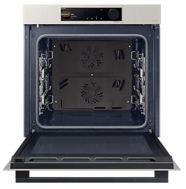 Фурна Samsung NV7B6665IAA/U2, Electric Oven with Dual Cook and Dual Cook Steam, Bespoke Design, Air Sous Vide Function, 76 L, Display 4.3'' TFT-LCD Dial & Touch, Cleaning Method Catalytic & Steam Clean, WI-FI, Add Steam, Air Fry, Satin Beige