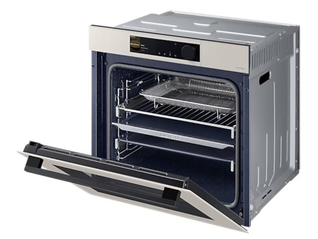 Фурна Samsung NV7B6665IAA/U2, Electric Oven with Dual Cook and Dual Cook Steam, Bespoke Design, Air Sous Vide Function, 76 L, Display 4.3'' TFT-LCD Dial & Touch, Cleaning Method Catalytic & Steam Clean, WI-FI, Add Steam, Air Fry, Satin Beige