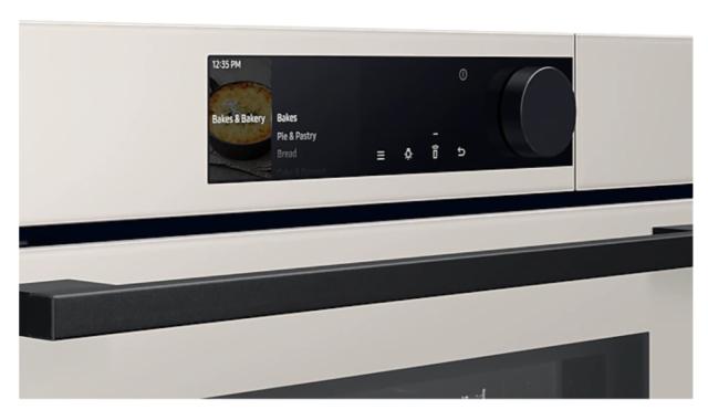 Фурна Samsung NV7B6665IAA/U2, Electric Oven with Dual Cook and Dual Cook Steam, Bespoke Design, Air Sous Vide Function, 76 L, Display 4.3'' TFT-LCD Dial & Touch, Cleaning Method Catalytic & Steam Clean, WI-FI, Add Steam, Air Fry, Satin Beige