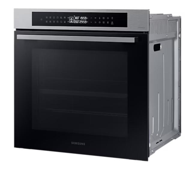 Фурна Samsung NV7B4245VAS/U2, Electric oven with Dual Cook, Natural Steam, Air Sous Vide function and Bespoke design, 76 L, Display LED+ Full Touch, Catalytic cleaning,  auto cook 40, wi fi, 1level half telescopic, Stainless steel
