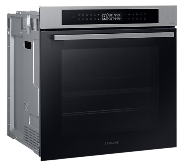 Фурна Samsung NV7B4245VAS/U2, Electric oven with Dual Cook, Natural Steam, Air Sous Vide function and Bespoke design, 76 L, Display LED+ Full Touch, Catalytic cleaning,  auto cook 40, wi fi, 1level half telescopic, Stainless steel