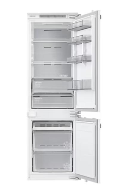 Хладилник Samsung BRB26713DWW/EF, Refrigerator integrated, Fridge Freezer, 264l (190l/74l), No Frost, Twin Cooling Plus, Fresh Zone, Energy Efficiency D, H 177.5 cm, White