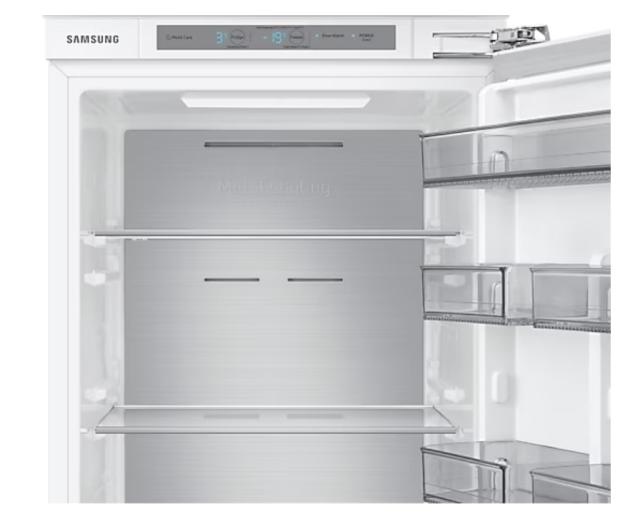 Хладилник Samsung BRB26713DWW/EF, Refrigerator integrated, Fridge Freezer, 264l (190l/74l), No Frost, Twin Cooling Plus, Fresh Zone, Energy Efficiency D, H 177.5 cm, White