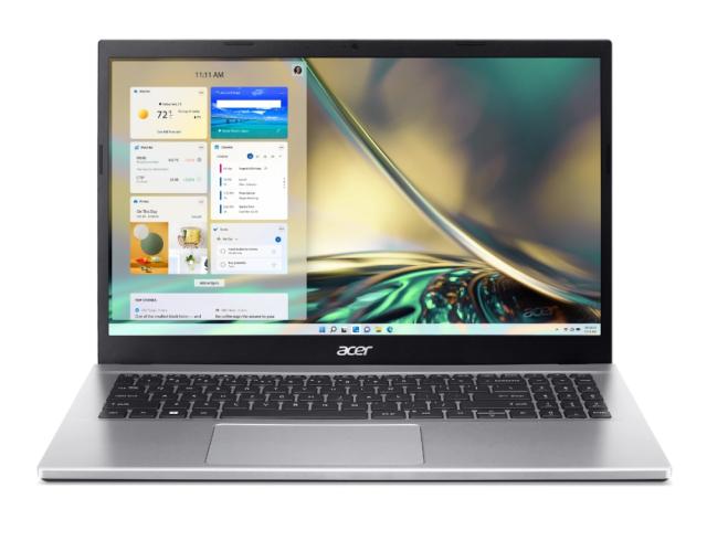 Лаптоп Acer Aspire 3, A315-59-520M, Intel Core i5 1235U (up to 4.4GHz, 12MB), 15.6" FHD (1920x1080) IPS SlimBezel AG, Cam&Mic, 8GB DDR4 (2x4GB), 512GB SSD PCIe, Intel UMA Graphics, 802.11ac + BT, Linux, Silver