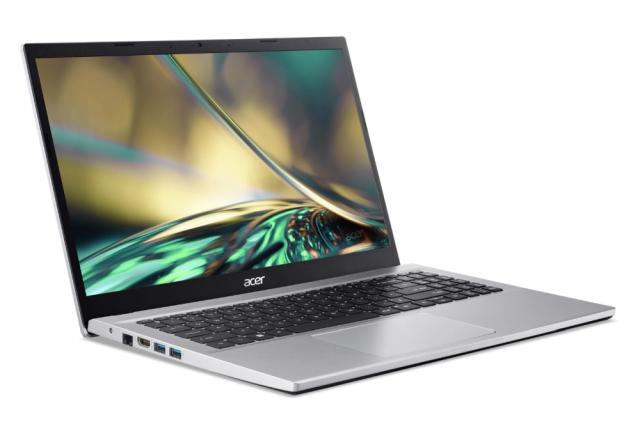 Лаптоп Acer Aspire 3, A315-59-520M, Intel Core i5 1235U (up to 4.4GHz, 12MB), 15.6" FHD (1920x1080) IPS SlimBezel AG, Cam&Mic, 8GB DDR4 (2x4GB), 512GB SSD PCIe, Intel UMA Graphics, 802.11ac + BT, Linux, Silver