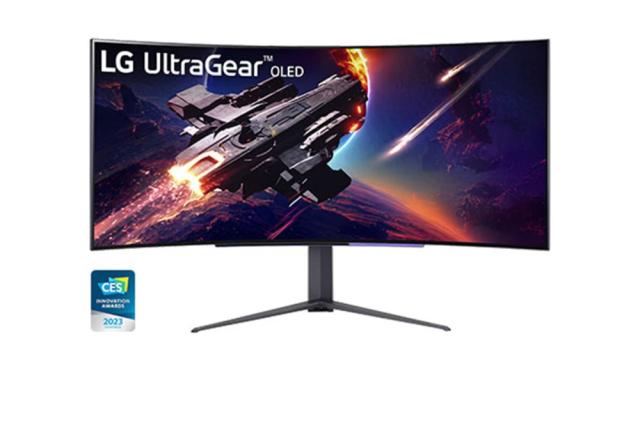 Монитор LG 45GR95QE-B, 44.5" Ultragear OLED AG/LR 0.03ms , 21:9 Curved 800R Gaming WQHD (3440x1440), 240HZ, 1000cd/m, CR:1500000:1, AMD FreeSync, NVIDIA G-Sync, HDR10 ,VRR, USB 3.0, HDMI 2.1, DP, PIP, PBP, SPDIF, DTS HP:X, Height, Swivel, Tilt, Black
