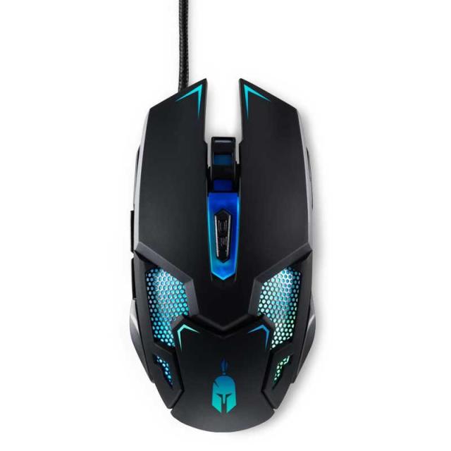 Геймърска мишка Spartan Gear Talos, черен