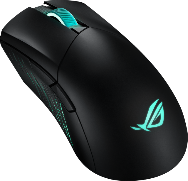 Геймърска безжична мишка ASUS ROG Gladius III, 36000 DPI, Bluetooth/Wireless, Черна