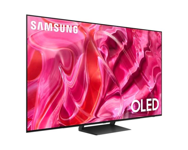 Телевизор Samsung 55" QE55S90C 4K Ultra HD OLED SMART, 144 Hz, Quantum HDR OLED, Dolby Atmos, Q-Symphony, FreeSync Premium, Bluetooth 5.2, Wi-Fi 5, 4xHDMI 2.1, 2xUSB, Tizen, Titan Black