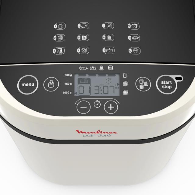 Хлебопекарна Moulinex OW210A30 BDM PAIN DORE 1KG SOLEIL EU + Tefal J5549702 Perfect bake Round cake 26cm