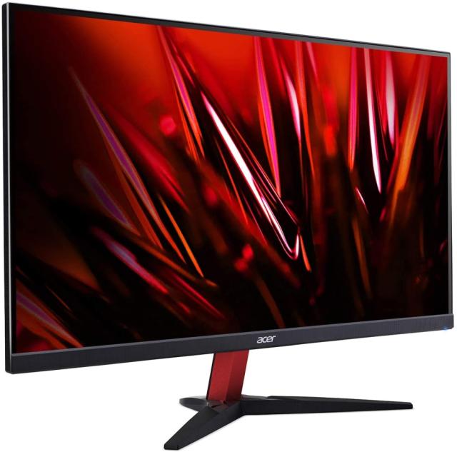Монитор Acer Nitro KG242YPbmiipx, 23.8'' IPS, ZeroFrame, FreeSync Premium, HDR10, 0.5ms(Min.), 100M:1, 250 nits, FHD 1920x1080, up to 165Hz, 2xHDMI, 1xDP, Audio out, Speakers 2x2W, Tilt, Black