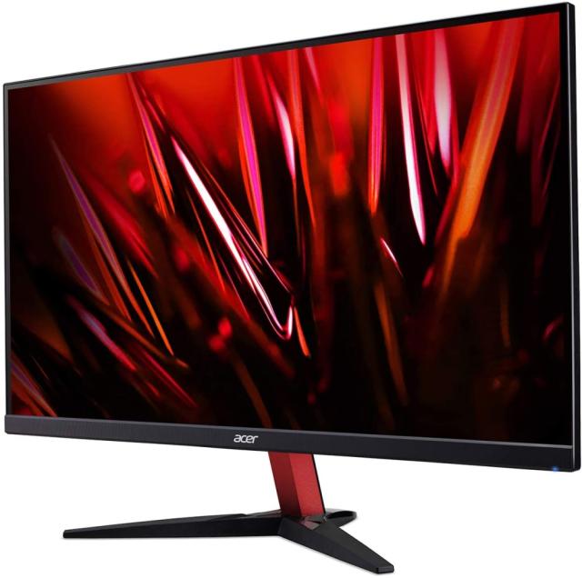 Монитор Acer Nitro KG242YPbmiipx, 23.8'' IPS, ZeroFrame, FreeSync Premium, HDR10, 0.5ms(Min.), 100M:1, 250 nits, FHD 1920x1080, up to 165Hz, 2xHDMI, 1xDP, Audio out, Speakers 2x2W, Tilt, Black