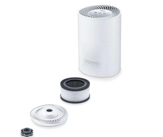 Пречиствател на въздух Beurer LR 220, air purifier, pre-filter + HEPA H13 filter + activated carbon, capacity 13 m2 – 37 m2 + Beurer LR 220 Filter-set, HEPA filter