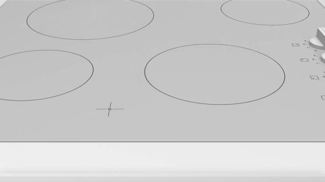 Готварски плот Bosch PKE612CA2E, SER2, Electric cooktop, 4 zones, Sword knobs, 9 power levels, frameless, White, 6,6 kW, 60cm