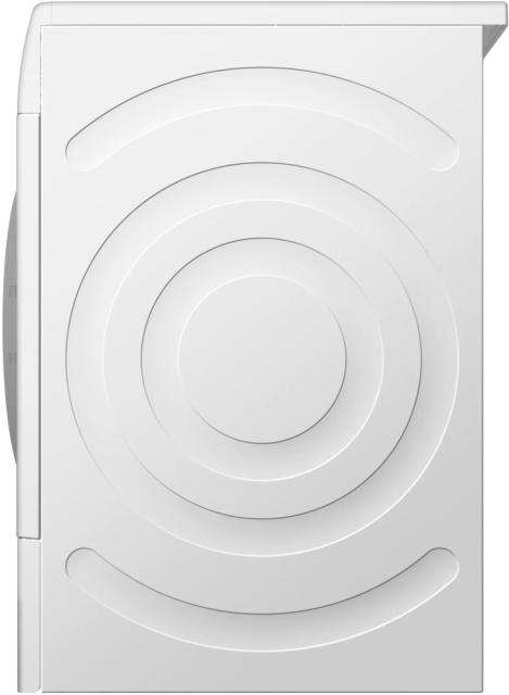 Сушилня Bosch WQB245A0BY, SER8, Tumble dryer with heat pump 9kg A+++ / B cond. 61dB, selfCleaning Condenser, drain set, Twin Rotary compressor, Reverse tumble action, Iron Assist, interior light, HC, reveresible chrome-blackgrey door
