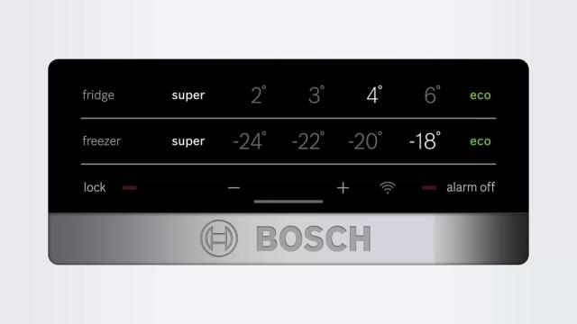 Хладилник Bosch KGN49XWEA, SER4, FS fridge-freezer NoFrost, E, 203/70/67cm, 438l(330+108), 40dB(C), IC, VitaFresh, White, display
