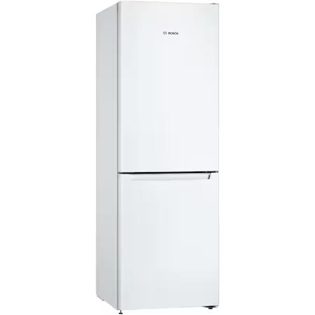 Хладилник Bosch KGN33NWEB, SER2, FS fridge-freezer NoFrost, E, 176/60/66cm, 282l(193+89), 42dB(D), MultiBox, white, HolidayMode