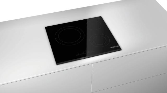 Готварски плот Bosch PKK631FP8E, SER6, 6 Electric hob 60 cm, 3 zones, 2 extensions, surface mount without frame, Black