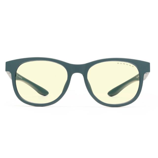 Детски компютърни очила GUNNAR Rush Kids Small, Amber Natural, Зелен