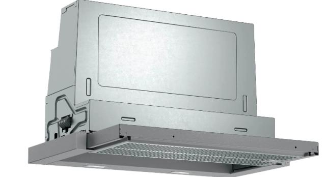 Аспиратор Bosch DFR067A52, SER4, Telescopic hood 60cm A, EcoSilence Drive, max 728 m3/h, 53dB (68dB), 3+1 speeds, inox filters, w/o handle