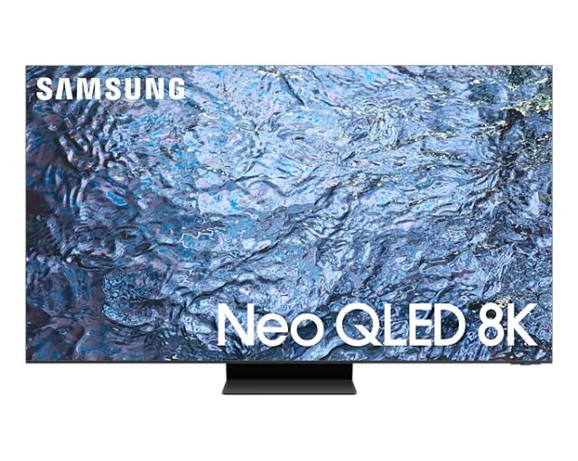 Телевизор Samsung 65'' 65QN900C 8K NEO QLED FLAT, SMART, 144 Hz, Quantum Matrix Pro, Neo Quantum HDR 8K+, Motion Xcelerator Turbo Pro, FreeSync Premium Pro, Dolby Atmos, Q-Symphony, Bixby, Bluetooth 5.2, Wi-Fi 6E, 4xHDMI 2.1, 3xUSB, Tizen, Titan Blac