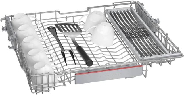 Съдомиялна Bosch SMS4ENI02E, SER4, Free-standing dishwasher, C, EcoDrying, 9,5l, 13ps, 6p/4o, 44dB(B), Silence 42dB, Extra Space 3rd basket, Rackmatic, inox, HC
