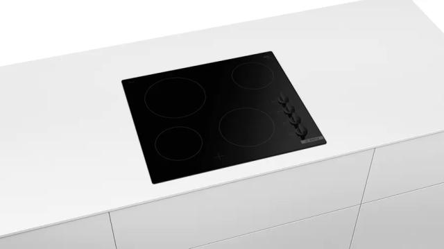 Готварски плот Bosch PKE611CA3E SER2, Electric cooktop, 4 zones, Sword knobs, inox frame, 6,6 kW, 60 cm