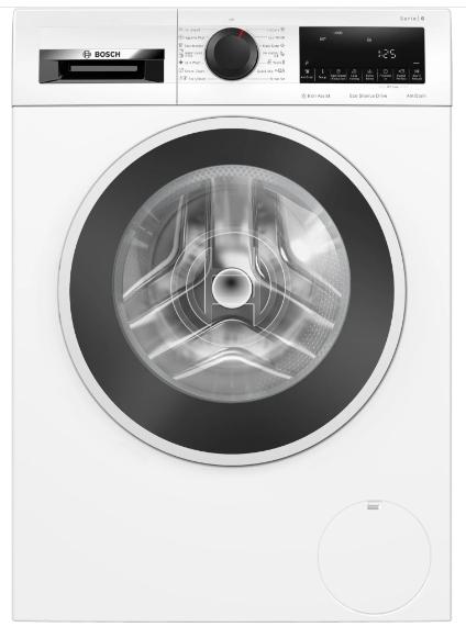 Пералня Bosch WGG144Z0BY, SER6, Washing machine 9kg, A, 1400rpm, 51/71dB(A), Iron Assist, AntiStain 4, waveDrum, white-black door