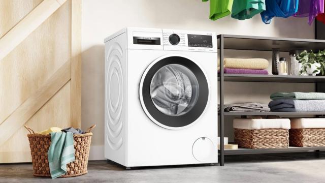 Пералня Bosch WGG144Z0BY, SER6, Washing machine 9kg, A, 1400rpm, 51/71dB(A), Iron Assist, AntiStain 4, waveDrum, white-black door