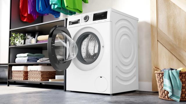 Пералня Bosch WGG142Z0BY, SER6, Washing machine 9kg, A, 1200rpm, 51/71dB(A), Iron Assist, AntiStain 4, waveDrum, metalic black-black door