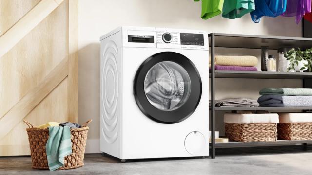 Пералня Bosch WGG142Z0BY, SER6, Washing machine 9kg, A, 1200rpm, 51/71dB(A), Iron Assist, AntiStain 4, waveDrum, metalic black-black door