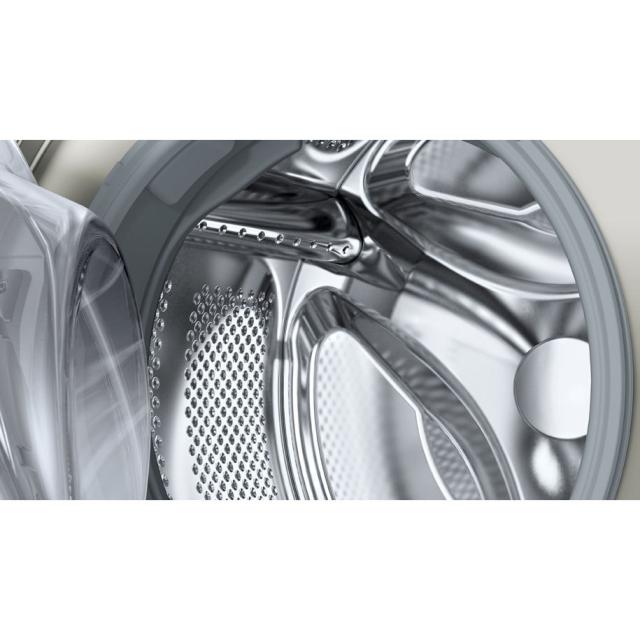 Пералня Bosch WAN28250BY, SER4, Washing machine 8kg, C, 1400 rpm, 51/75dB(B), silver-inox black-grey door, Silver inox