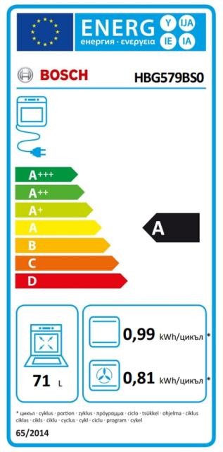 Фурна Bosch HBG579BS0, SER6, Oven Pyro, 13 HM, AutoPilot 40, TFT Display, SoftClose, inox, BG menu