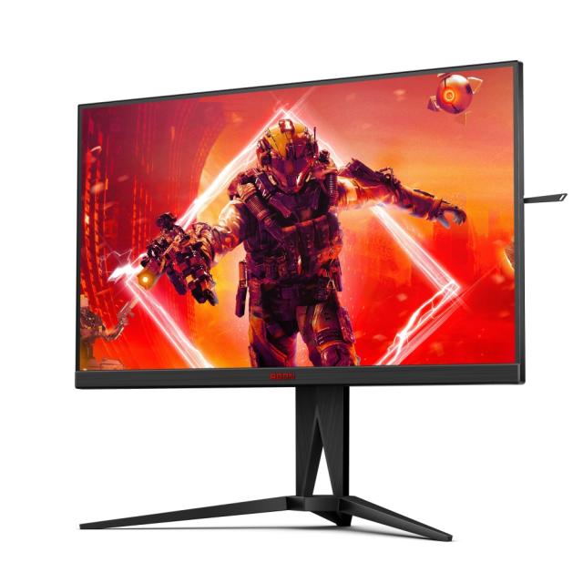 Монитор AOC AG275QX/EU, 27" IPS WLED, 2560x1440@170Hz, 1ms GtG, 1ms MPRT, 400cd m/2, 1000:1, 80M:1 DCR, AdaptiveSync, G-Syc Comp., FlickerFree, Low Blue Light, Tilt, Height Adjust, Pivot, Swivel, 2xHDMI, 2xDP, USB hub