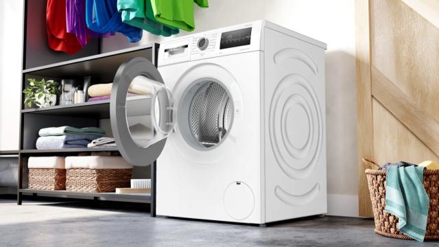 Пералня Bosch WAN28264BY, SER4, Washing machine 8kg, C, 1400rpm, 52/74dB(B), Rinse Plus silver-blackgrey door