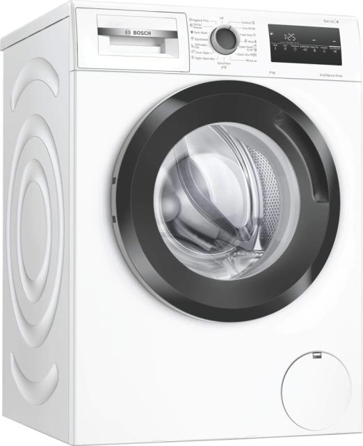 Пералня Bosch WAN28267BY, SER4, Washing machine 8kg, C, 1400rpm, 52/74dB(B), Water Plus black-black grey door