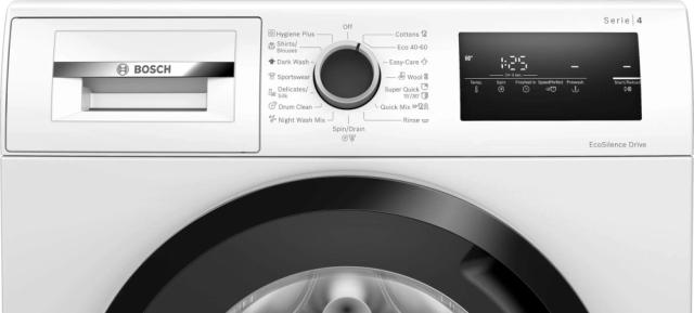Пералня Bosch WAN28167BY, SER4, Washing machine 7kg, B, 1400rpm, 52/75dB(B), AquaSecure, black-blackgrey door