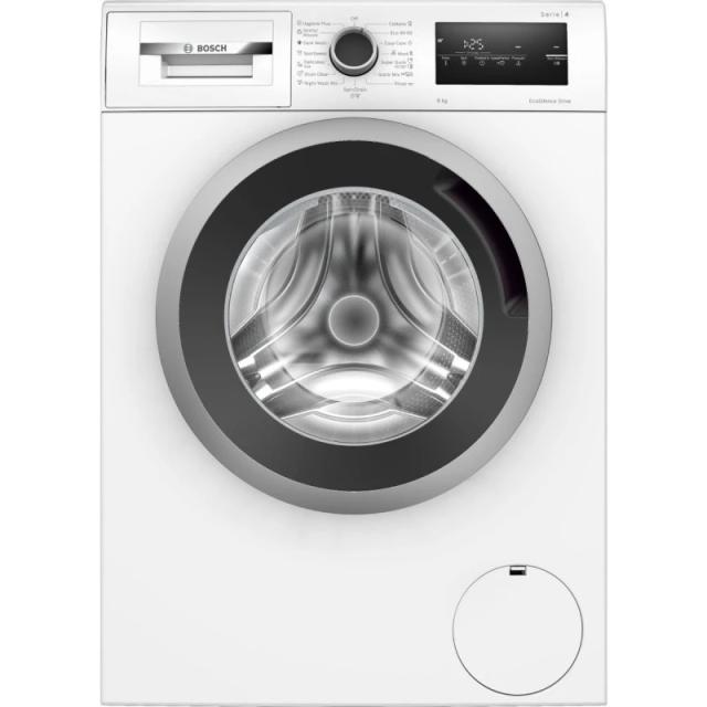 Пералня Bosch WAN28163BY, SER4, Washing machine 8kg, C, 1400rpm, 52/74dB(B), silver-blackgrey door