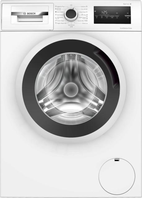 Пералня Bosch WAN28165BY, SER4, Washing machine 7kg, B, 1400rpm, 52/75dB(B), white-blackgrey door